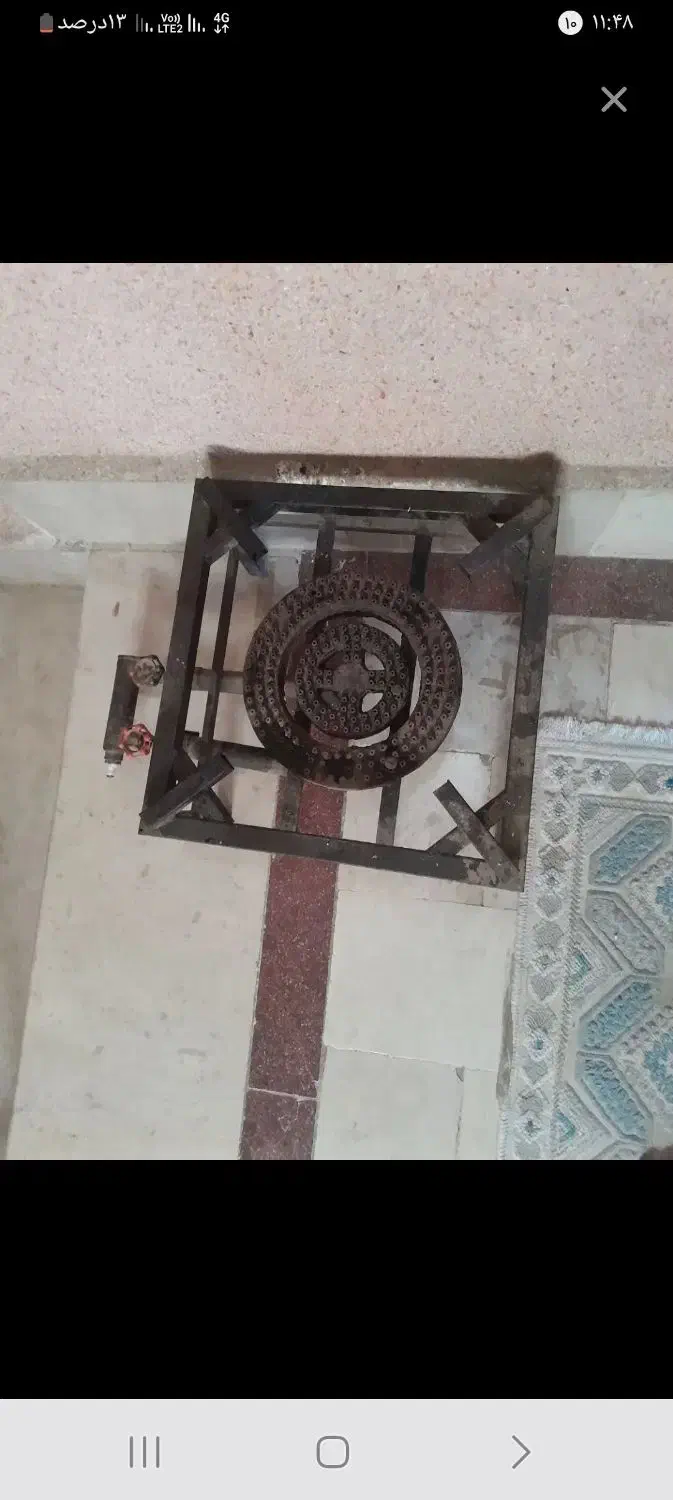 تک شعله سالم بدون ایراد|اجاق گاز و لوازم برقی پخت‌وپز|سرخنکلاته, |دیوار