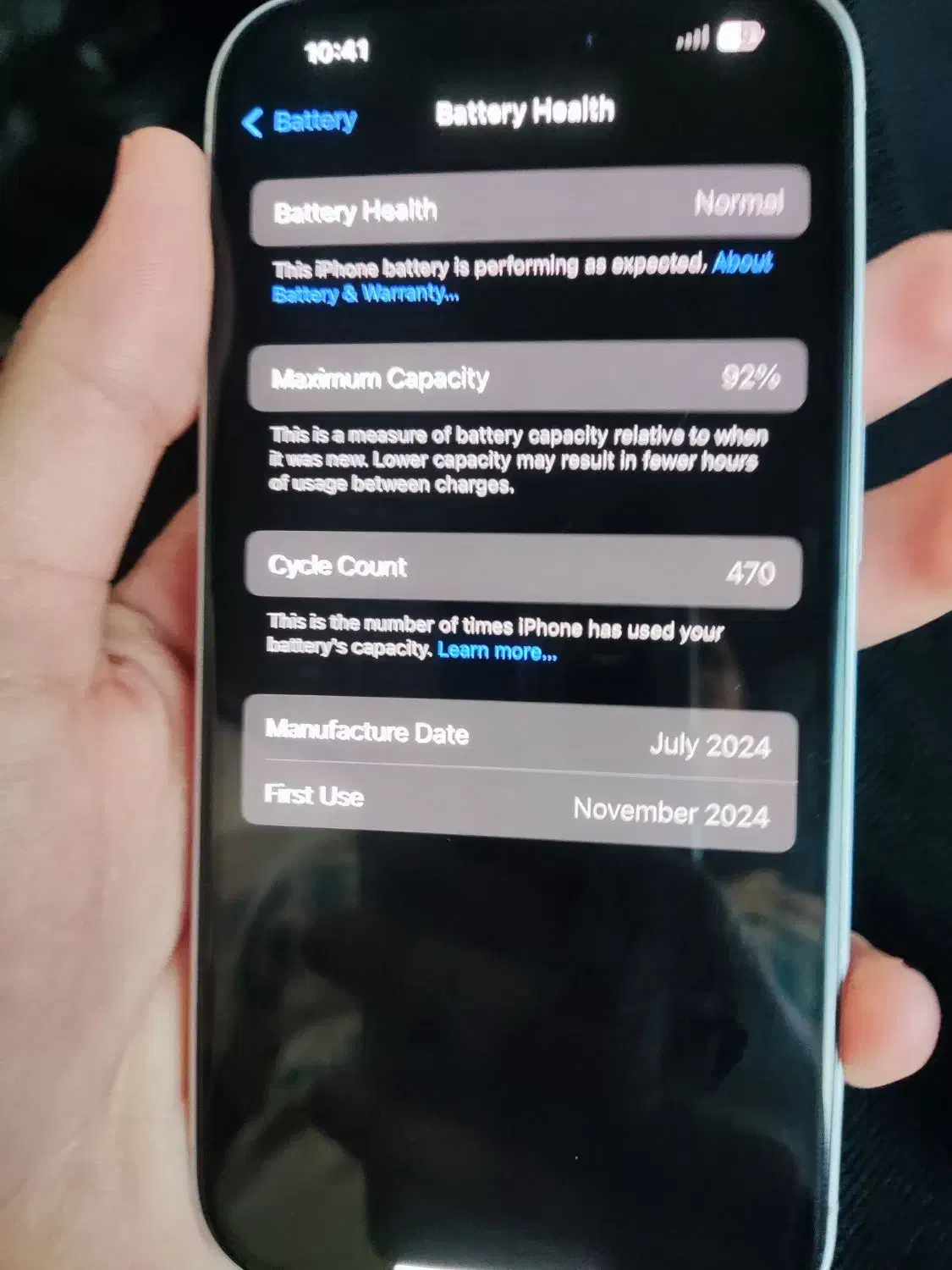 ایفون 16 نرمال سفید|موبایل|تهران, صد دستگاه|دیوار