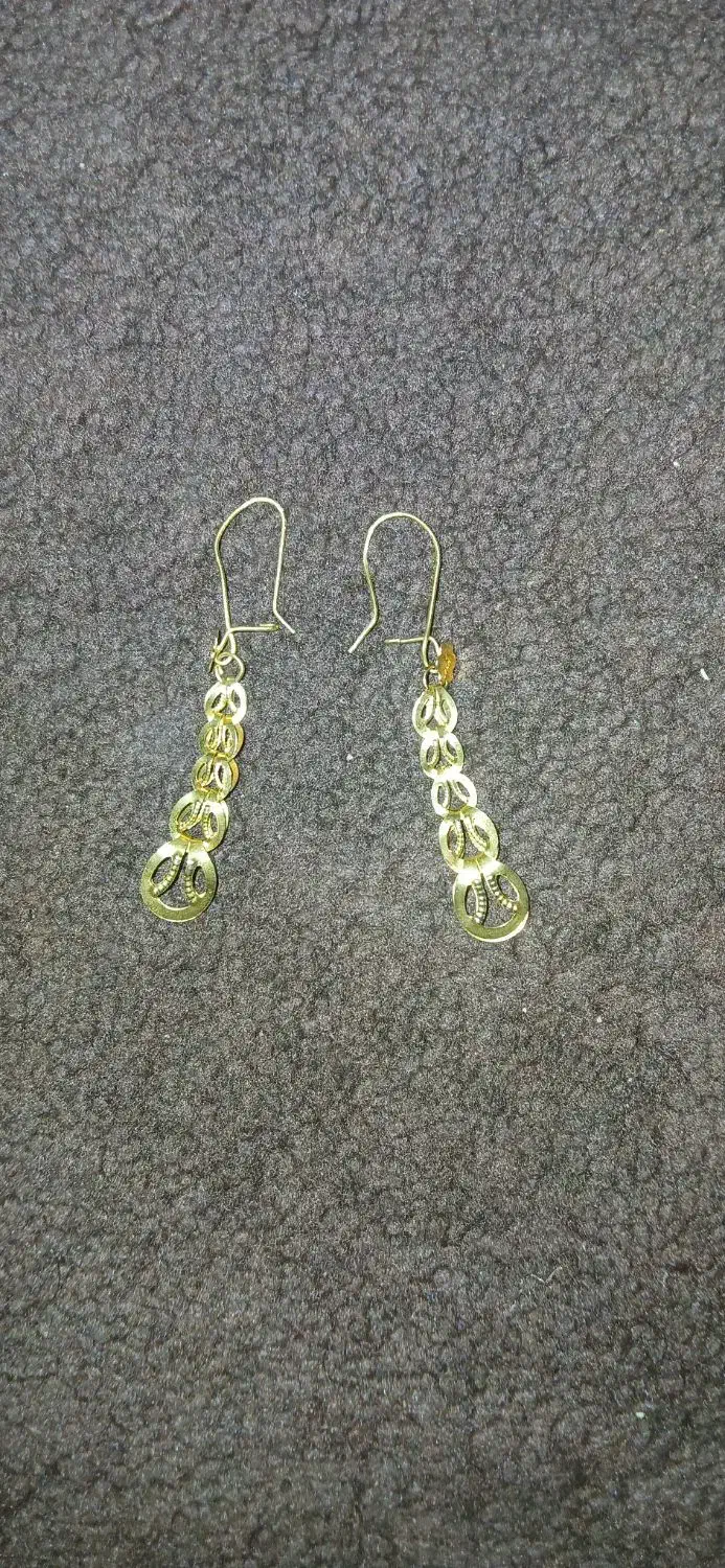 گوشواره آویز طلا|جواهرات|ملارد, |دیوار