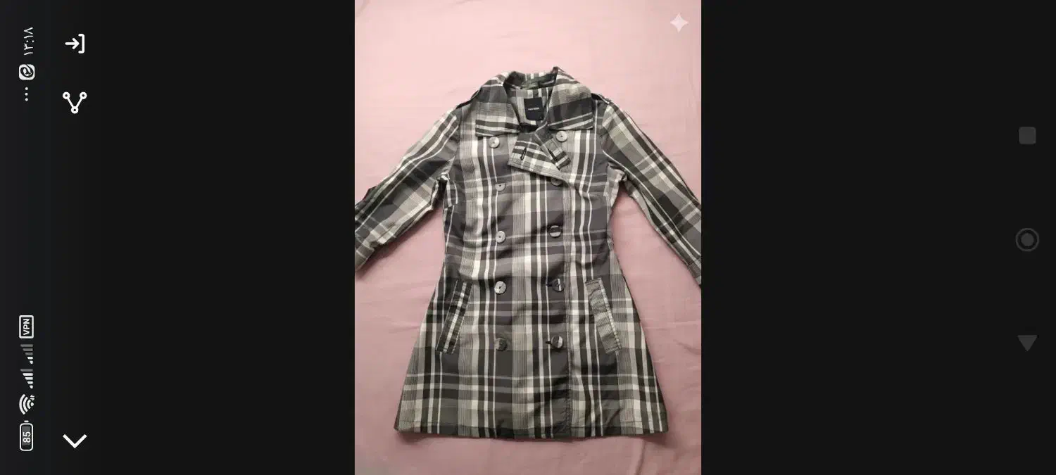 پالتو جنس گرم استردار سایز ۳۸|لباس|مشهد, شهید هاشمی نژاد|دیوار