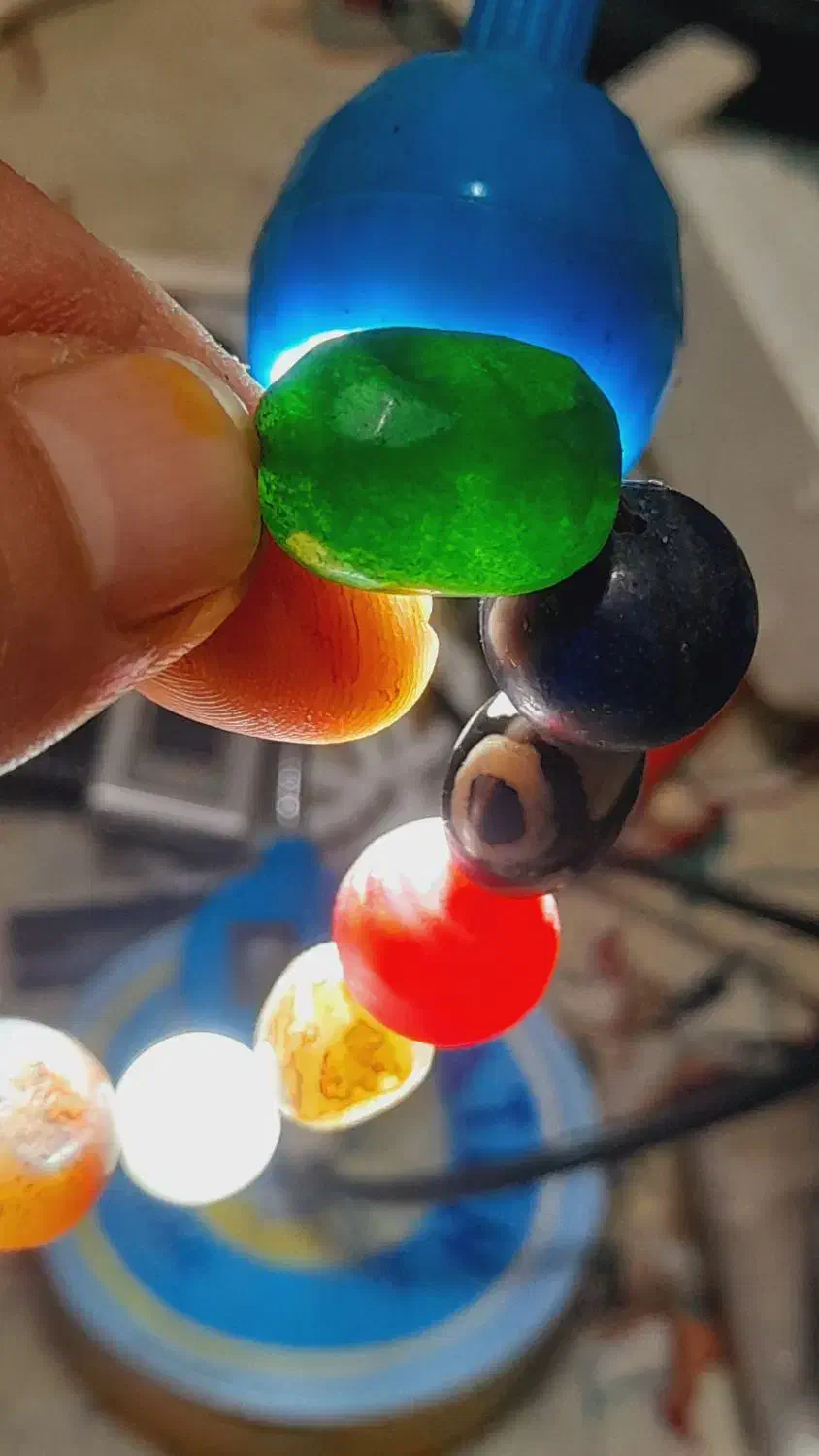 مهره سنگ های کمیاب گبری|جواهرات|ماهدشت, |دیوار