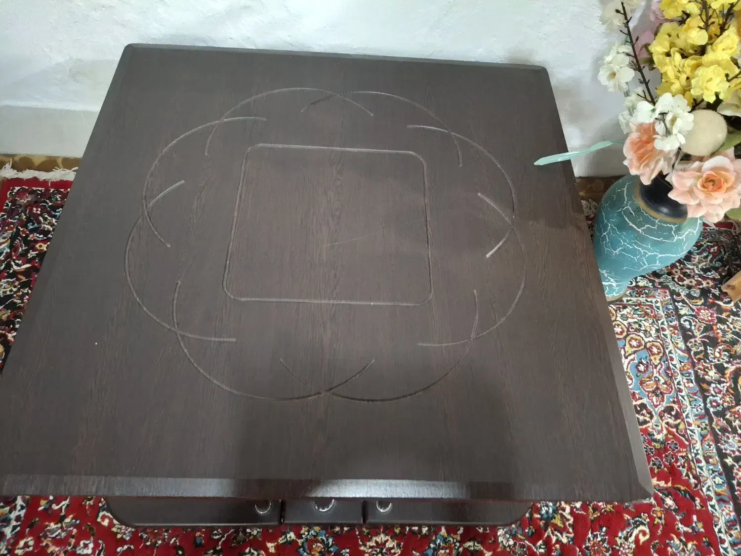 مبل چوبی 9 نفره|مبلمان خانگی و میز عسلی|سلمان‌شهر, |دیوار