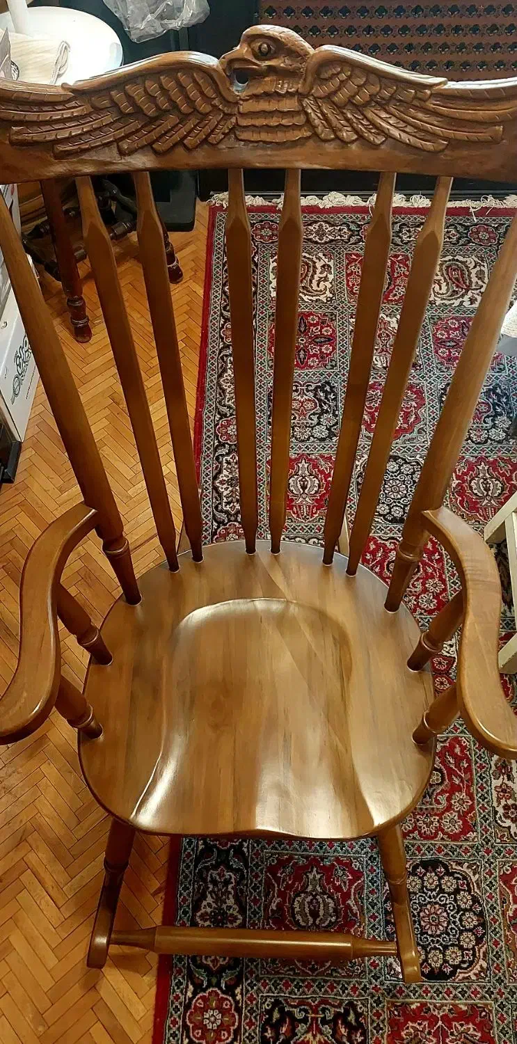 صندلی راک تمام چوب|صندلی و نیمکت|تهران, قلهک|دیوار