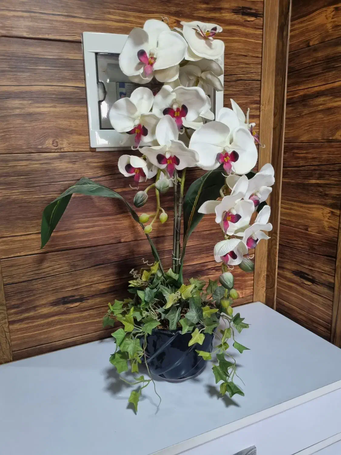 گلدان ارکیده|گل مصنوعی|اصفهان, بهارستان|دیوار