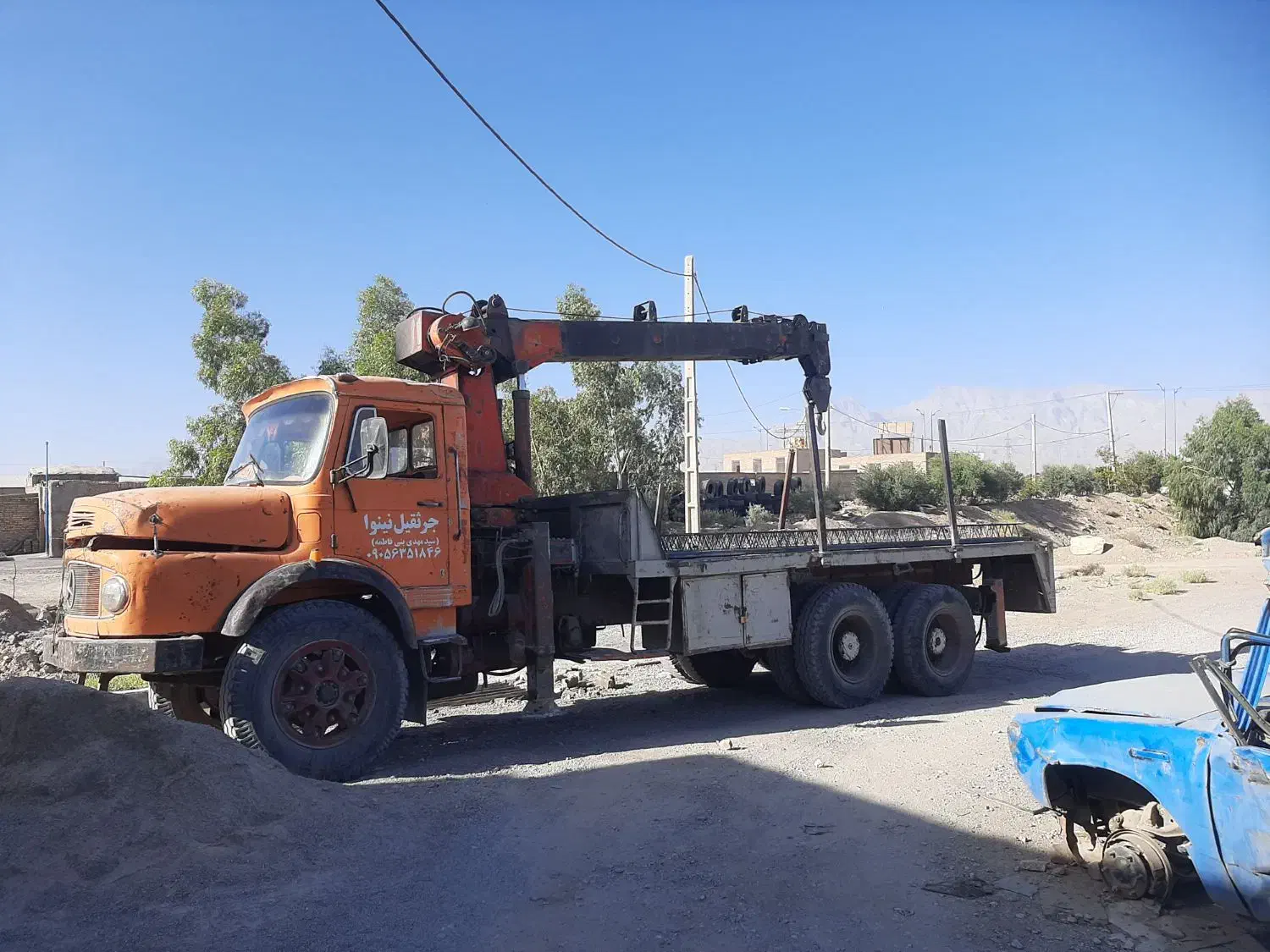 جرثقیل نینوا ۳تن الی۲۵تن|خدمات حمل و نقل|مهریز, |دیوار