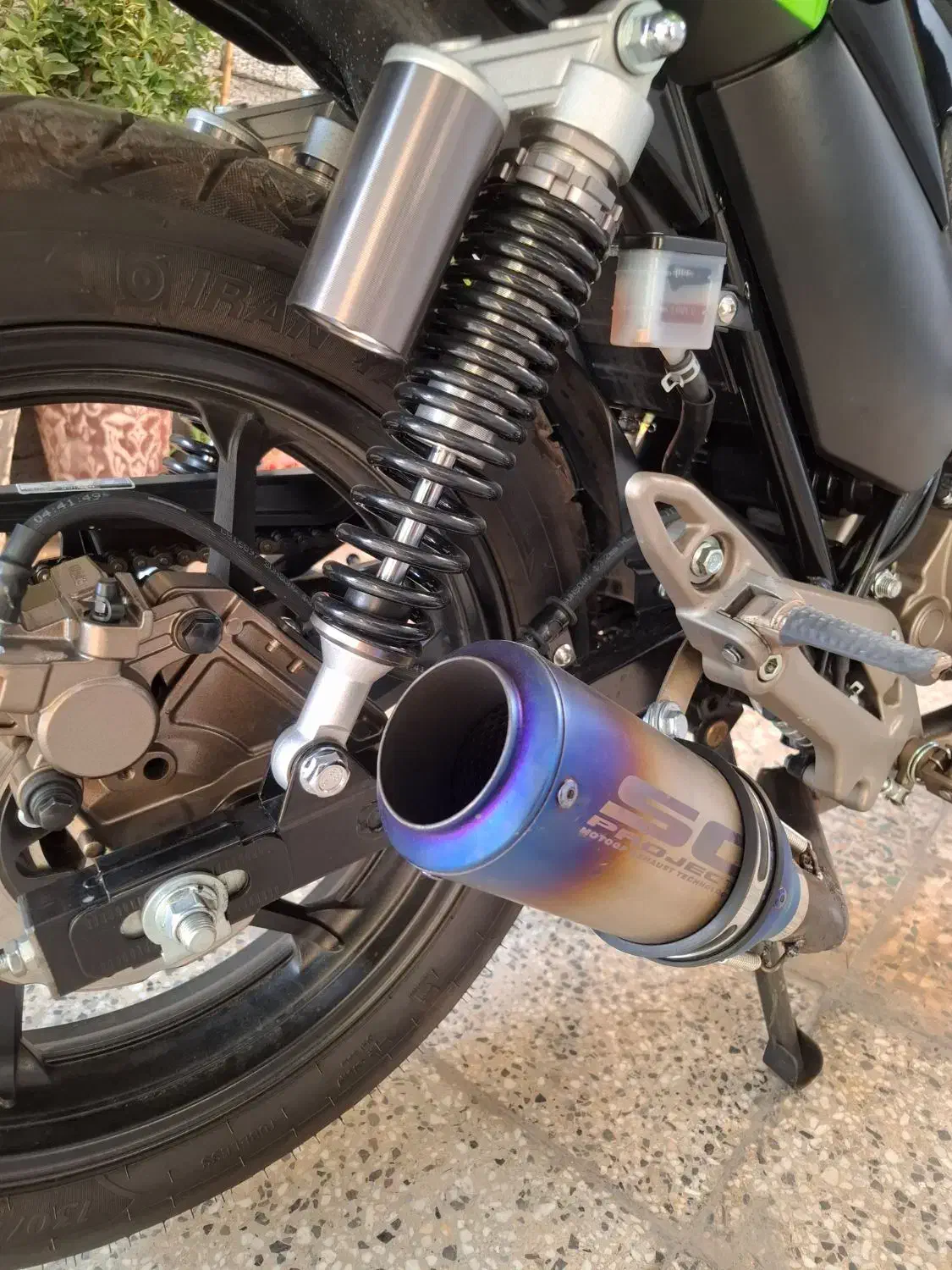 اگزوز موتورسیکلت SC قهرمانی (سایلنسر دار)|قطعات یدکی و لوازم جانبی|اصفهان, چرخاب|دیوار