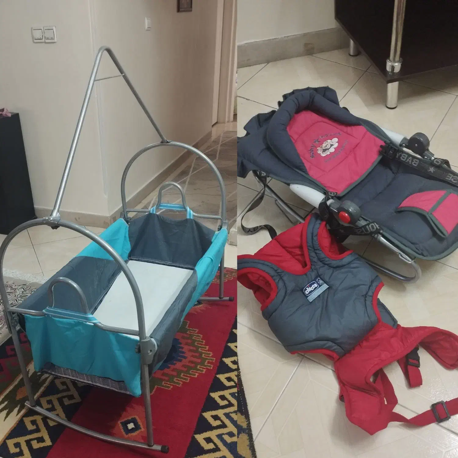 گهواره .آغوشی .نی نی لای لای در حد نو|اسباب و اثاث بچه|تهران, بهمن یار|دیوار