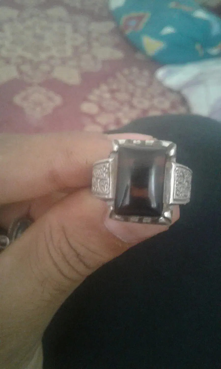 دوعددانگشترنقره قدیمی|بدلیجات|یزد, |دیوار