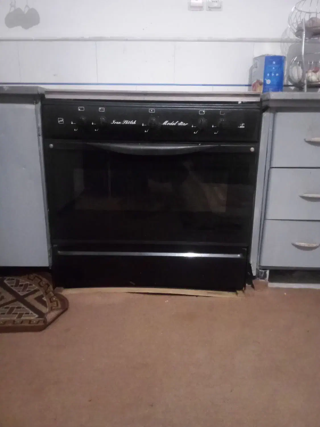 گاز 5شعله طرح فر|اجاق گاز و لوازم برقی پختوپز|مهدی شهر, |دیوار