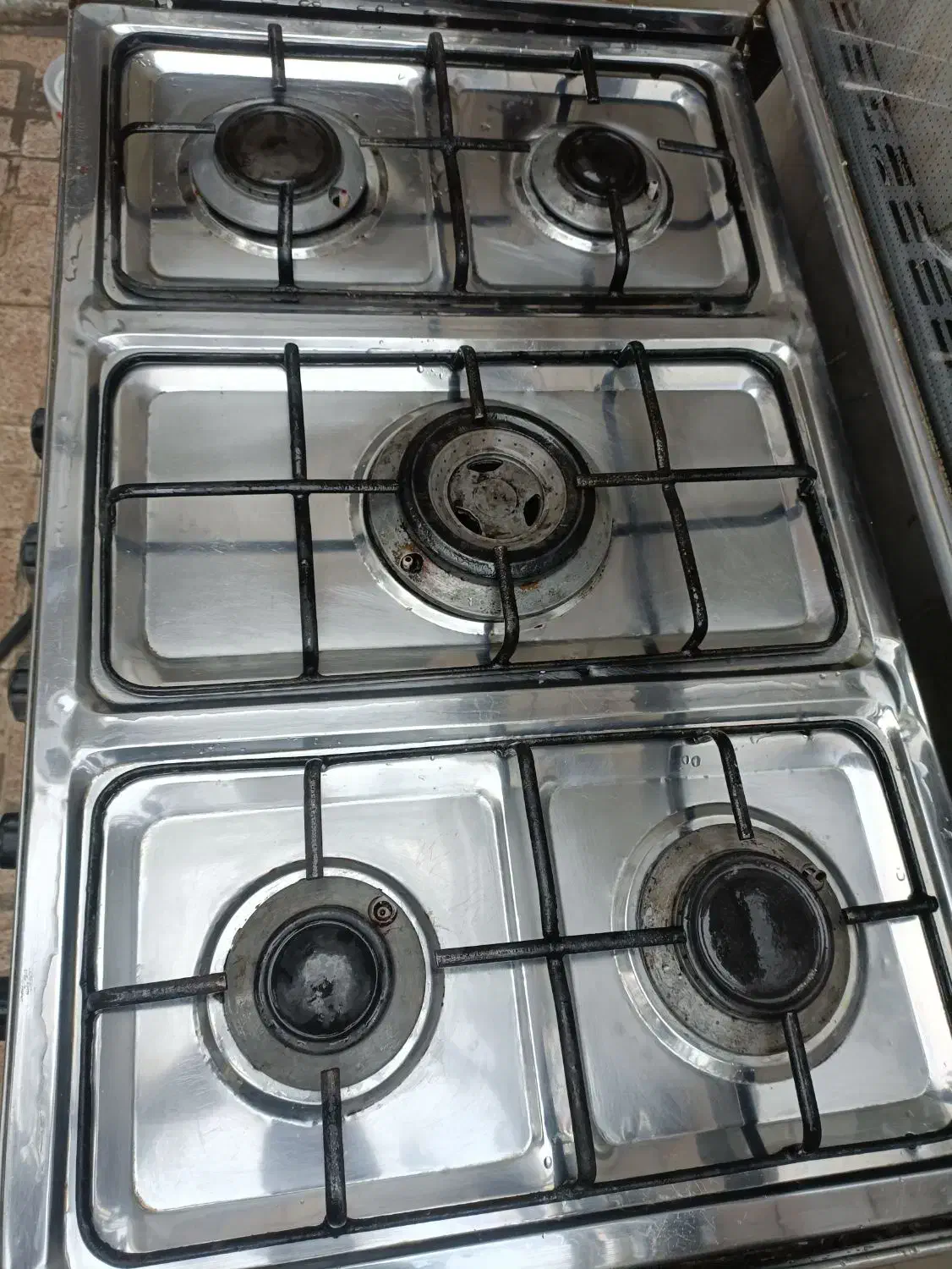کابینت سه درب گالوانیزه واجاق گاز|آب‌چکان و نظم‌دهنده ظروف|اردبیل, |دیوار