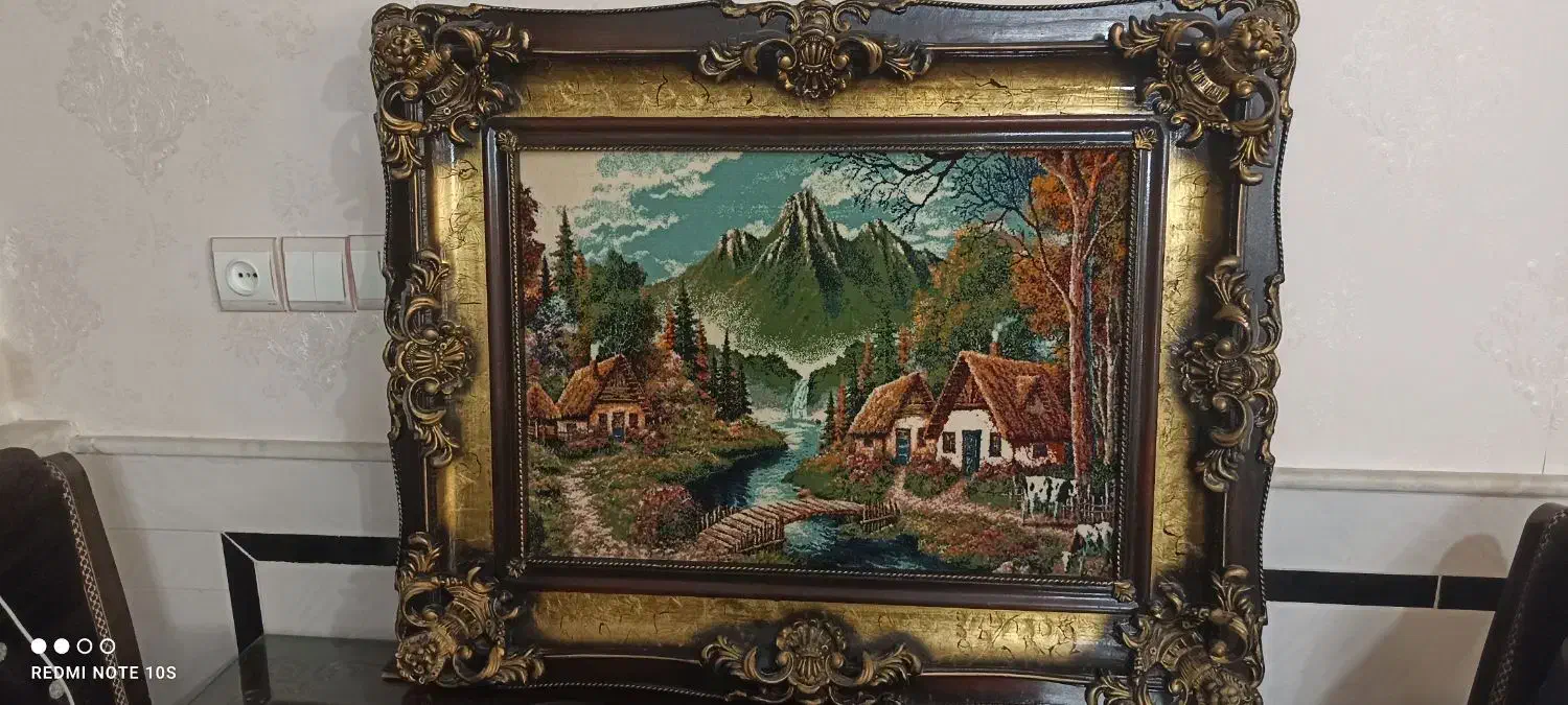 تابلو فرش زیبا|تابلو فرش|قم, شاه ابراهیم|دیوار