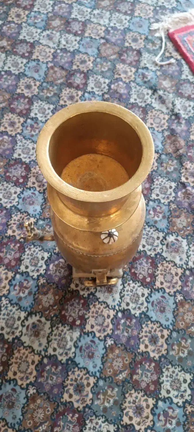 سماور زغالی قدیمی شش لیتر|سماور، چای‌ساز، قهوه‌ساز|مراغه, |دیوار