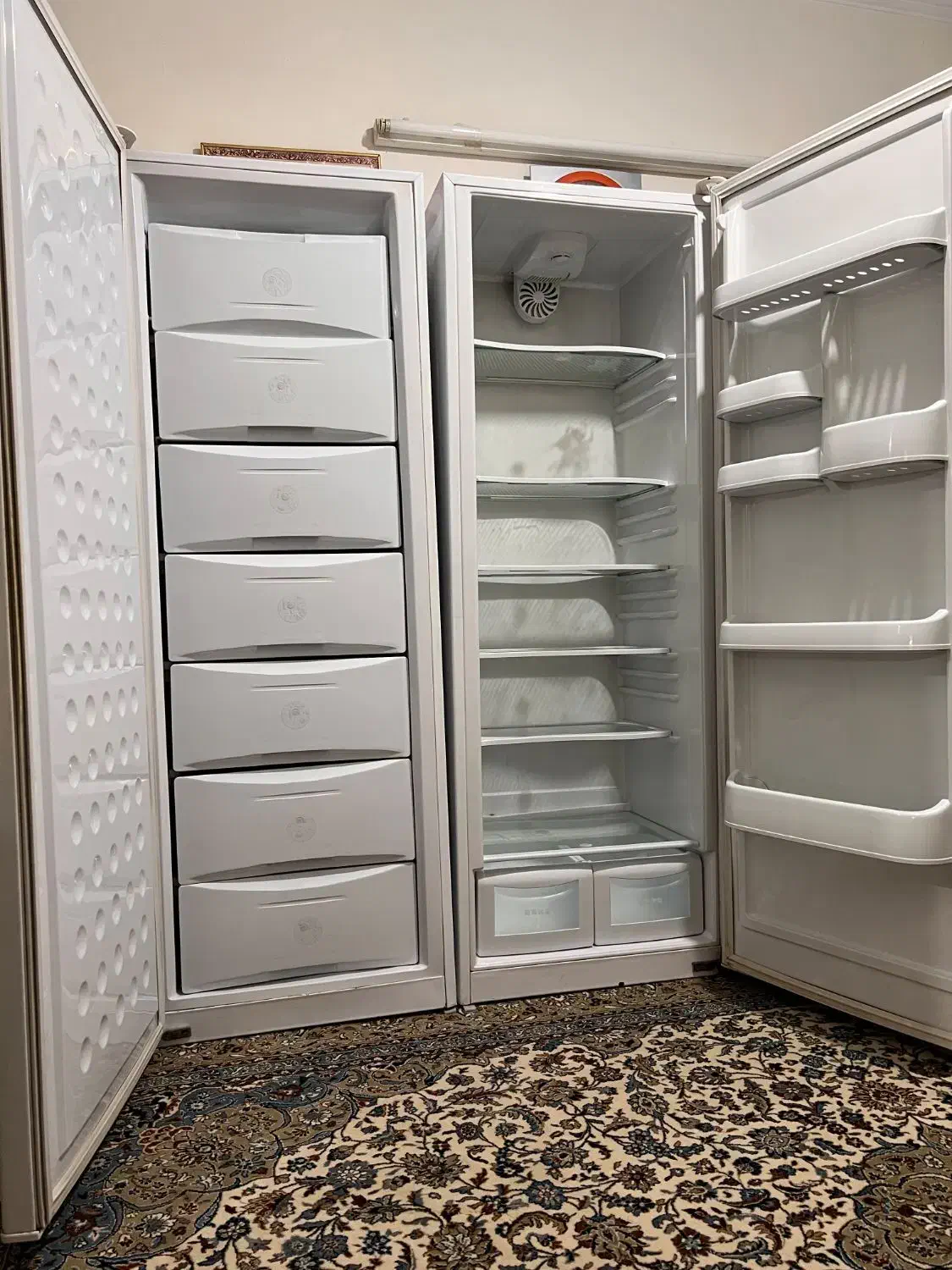 یخچال و فریزر دوقلو الکترو استیل|یخچال و فریزر|شریفآباد, |دیوار