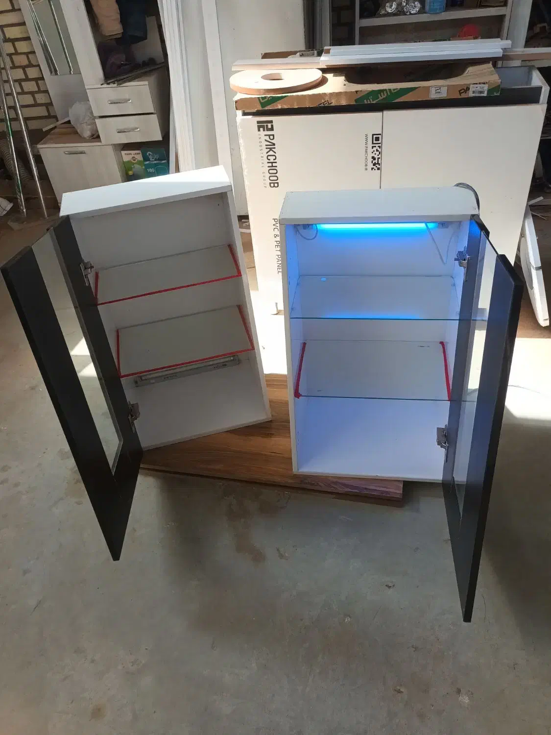 کابینت فلز|جاکفشی، کمد، دراور|شازند, |دیوار