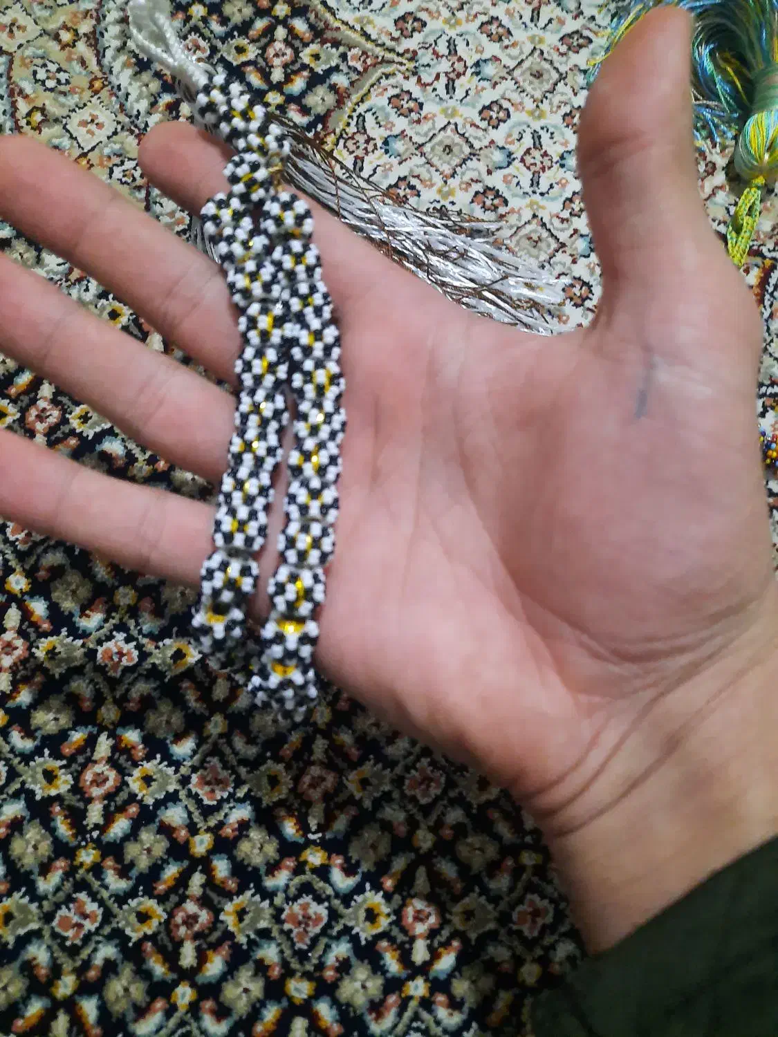 تسبیه منجوق زندان بافت|صنایع دستی و سایر لوازم تزئینی|اردبیل, |دیوار