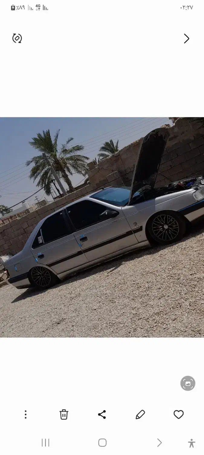 فروش ۴۰۵ نقرهای مدل ۸۸ فول لوازم|خودرو سواری و وانت|برازجان, |دیوار