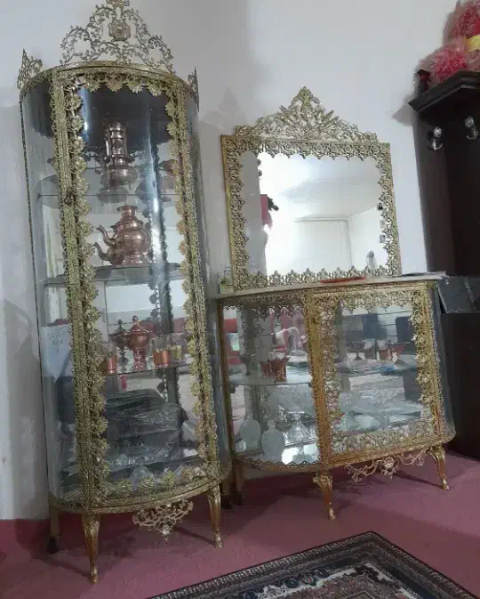 میز ارایش ساعت برنز|ساعت دیواری و تزئینی|خرمآباد, |دیوار