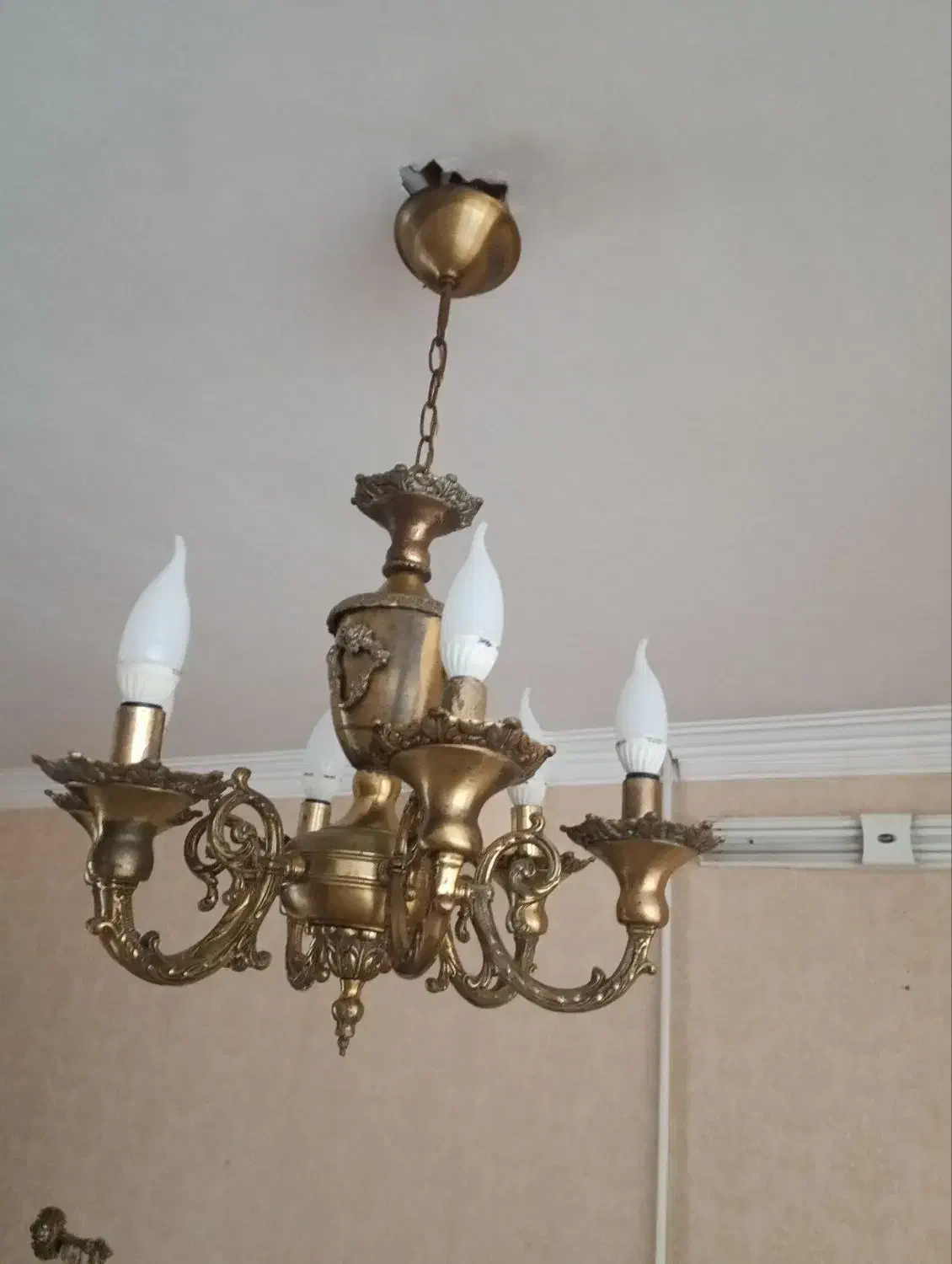 لوستر برنجی|لوستر و چراغ آویز|نیشابور, هفده شهریور|دیوار