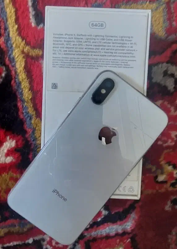 اپل iPhone X با حافظهٔ ۶۴ گیگابایت|موبایل|تهران, جنتآباد جنوبی|دیوار