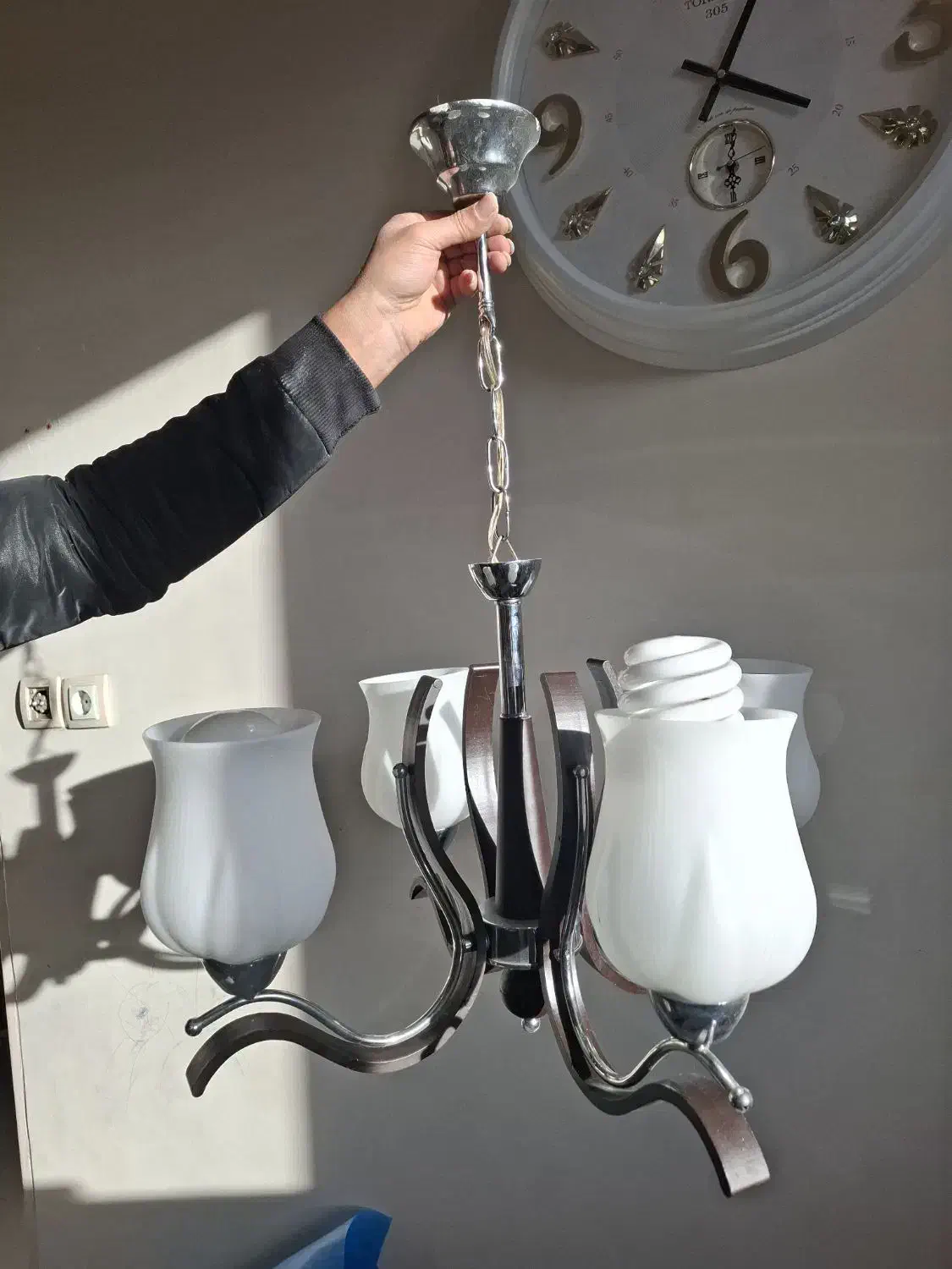 لوستر|لوستر و چراغ آویز|قزوین, |دیوار