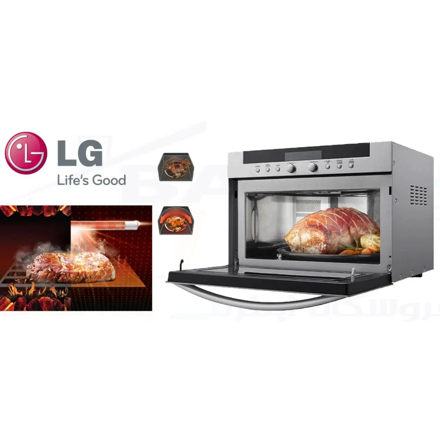 سولاردم مارکLG اصلی، سرخکن توستر ماکروفر 60نفره|اجاق گاز و لوازم برقی پخت‌وپز|یزد, |دیوار