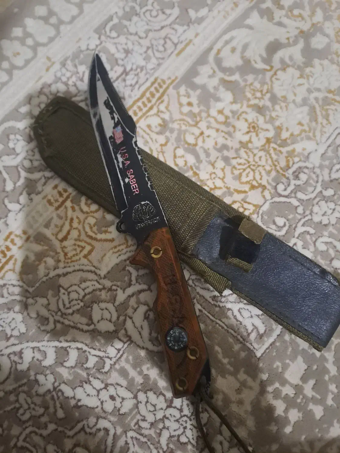 چاقو آمریکایی قطب نما دار|کوهنوردی و کمپینگ|تهران, افسریه جنوبی|دیوار