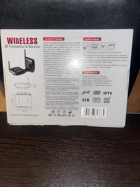 فرستنده و گیرنده AV مدل PAT-260 به همراه IR|صوتی و تصویری|تهران, توحید|دیوار