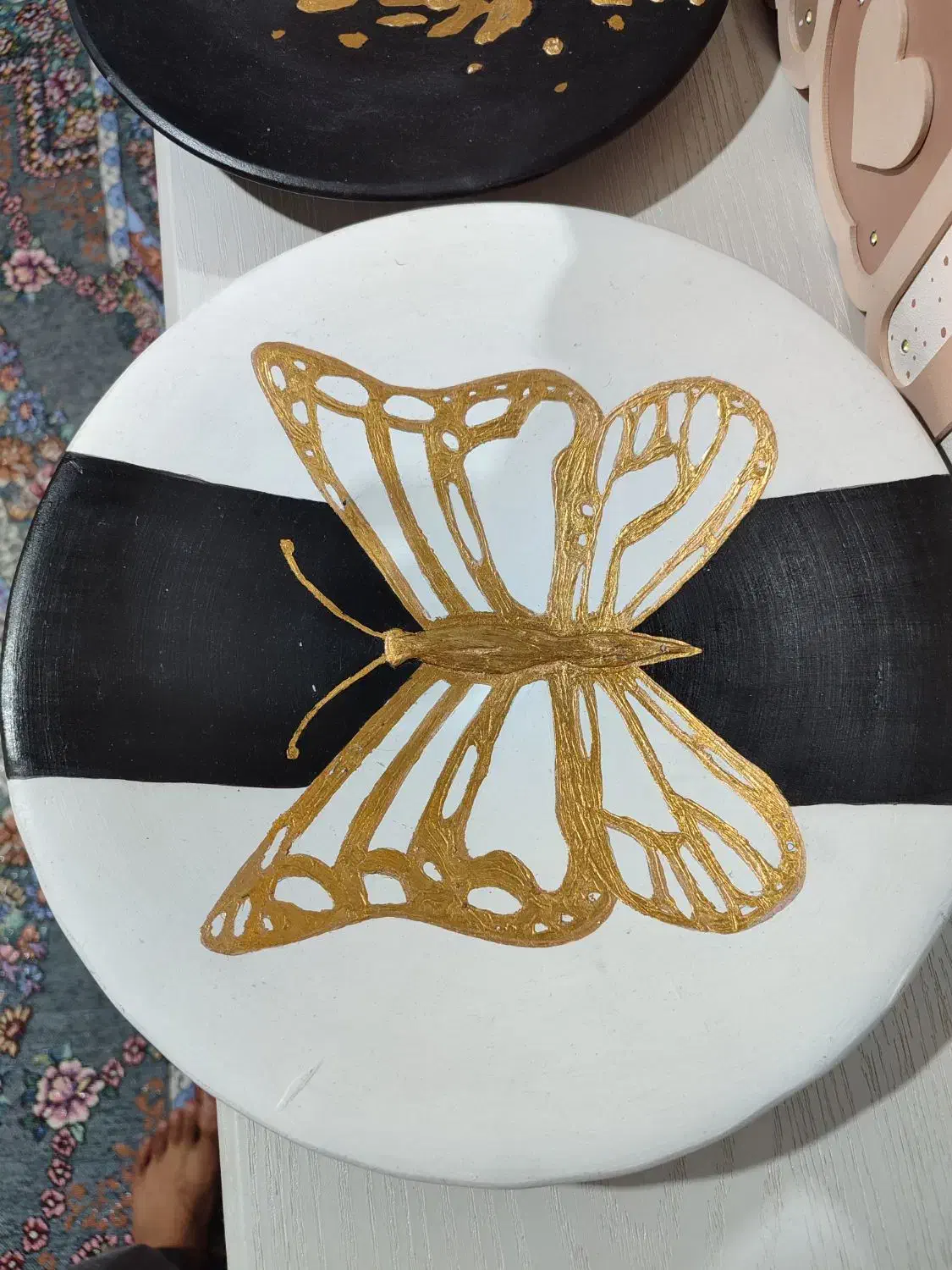 ظرف دیواری دکوری ۵تیکه|صنایع دستی و سایر لوازم تزئینی|سراوان, |دیوار