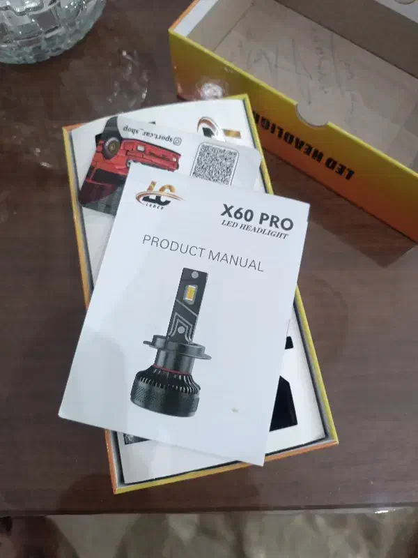 هدلایت LCX60PRO همراه با گارانتی پایه h7|قطعات یدکی و لوازم جانبی|اصفهان, سپاهانشهر|دیوار