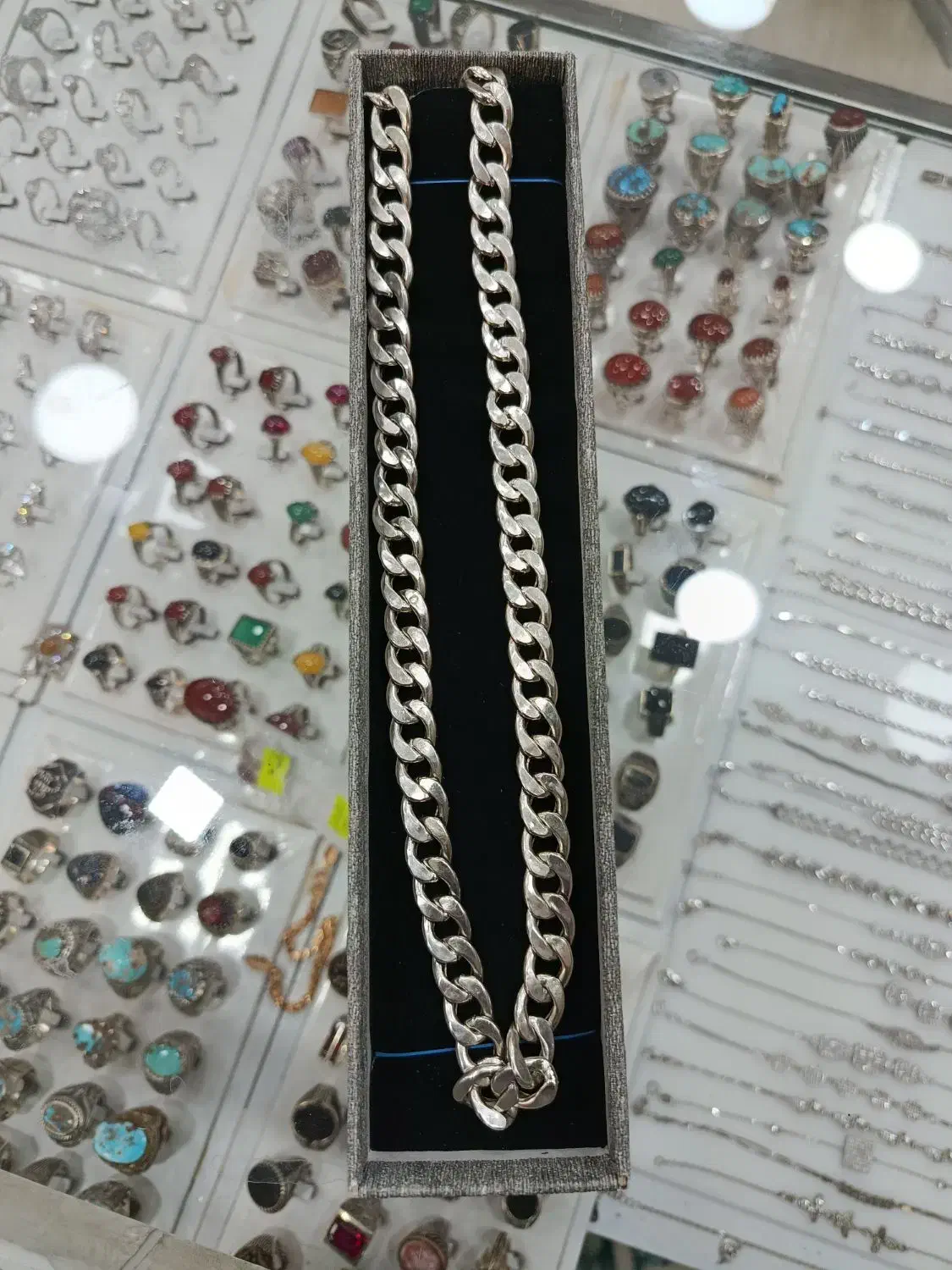 زنجیر کارتیر نقره عیار 925|زیورآلات و اکسسوری|خمینیشهر, |دیوار