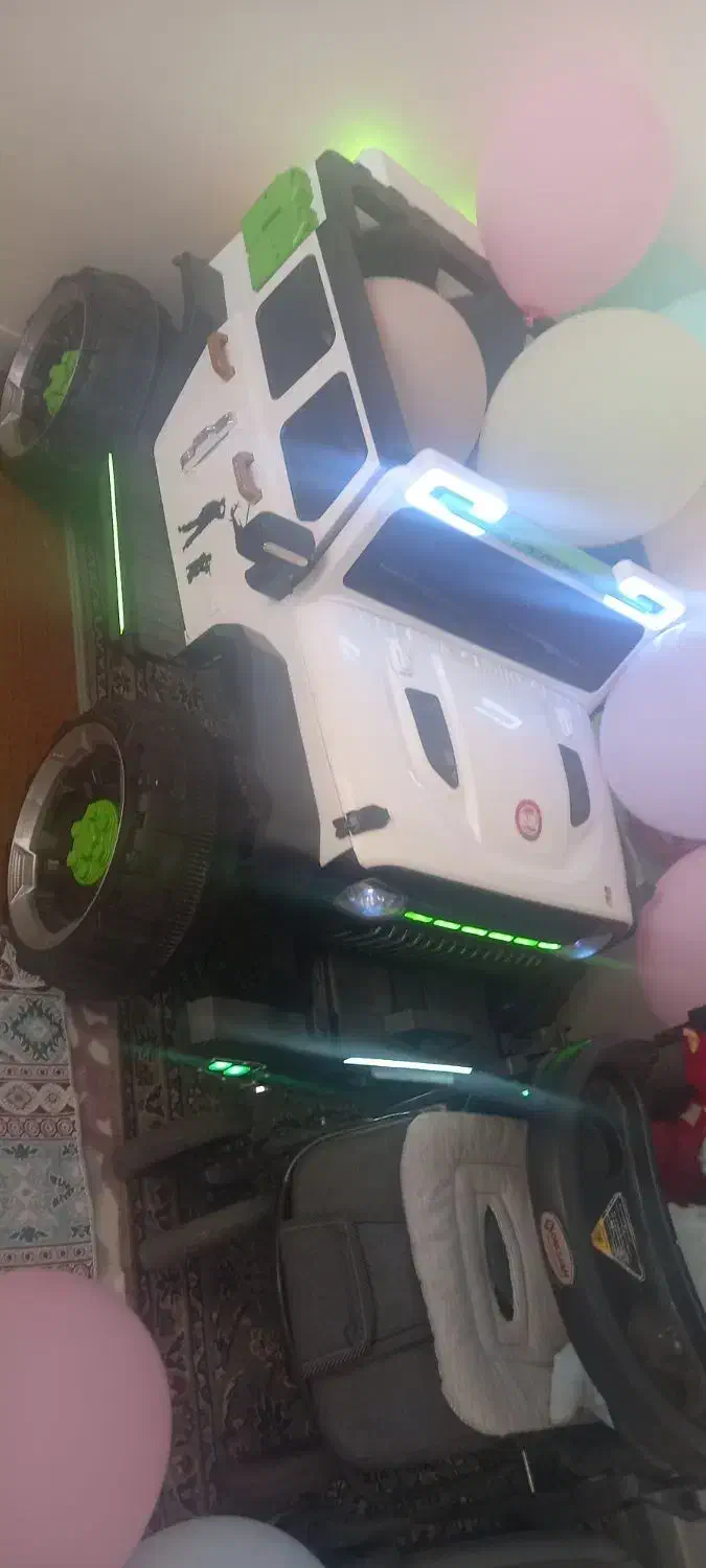 ماشین شارژی ۴ موتوره نو نو|اسباب‌بازی بچه|محمدیه-قزوین, |دیوار