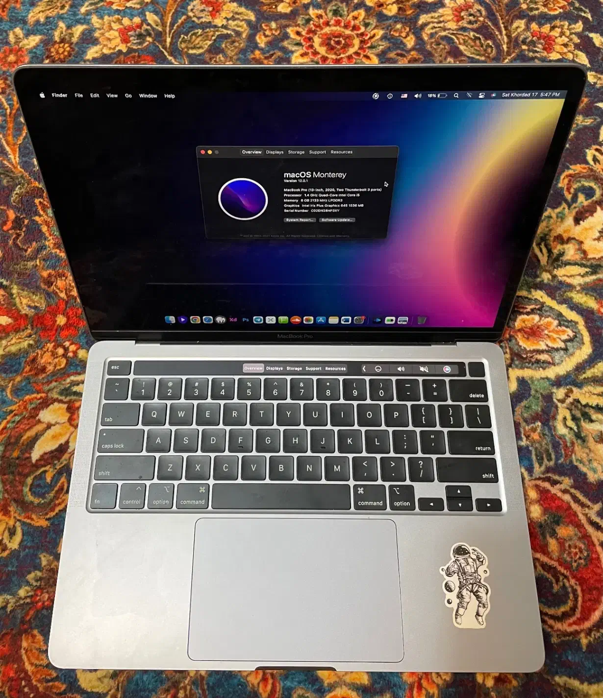 macbookpro 2020 core  i5|رایانه همراه|ساری, |دیوار