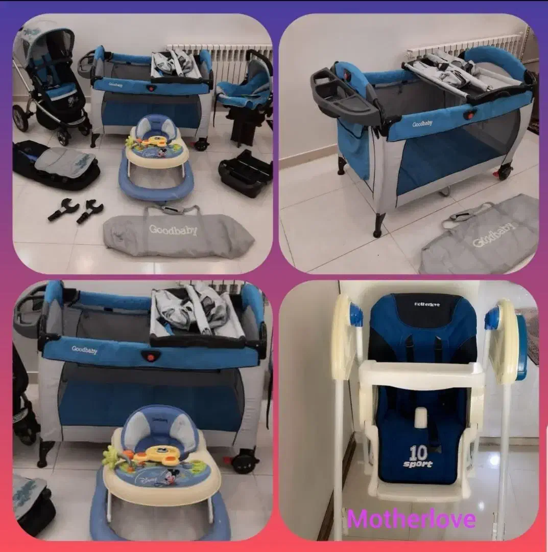 سرویس کالسکه نوزاد|کالسکه و لوازم جانبی|بوئین زهرا, |دیوار