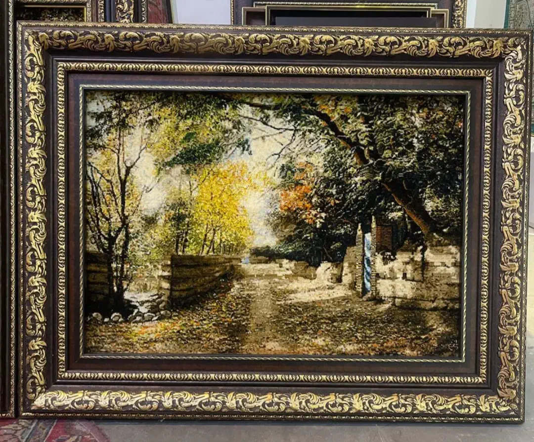 فرش دستباف (بساک)فرشهای تابلو کادویی مناسب|فرش|مشکین‌دشت, |دیوار