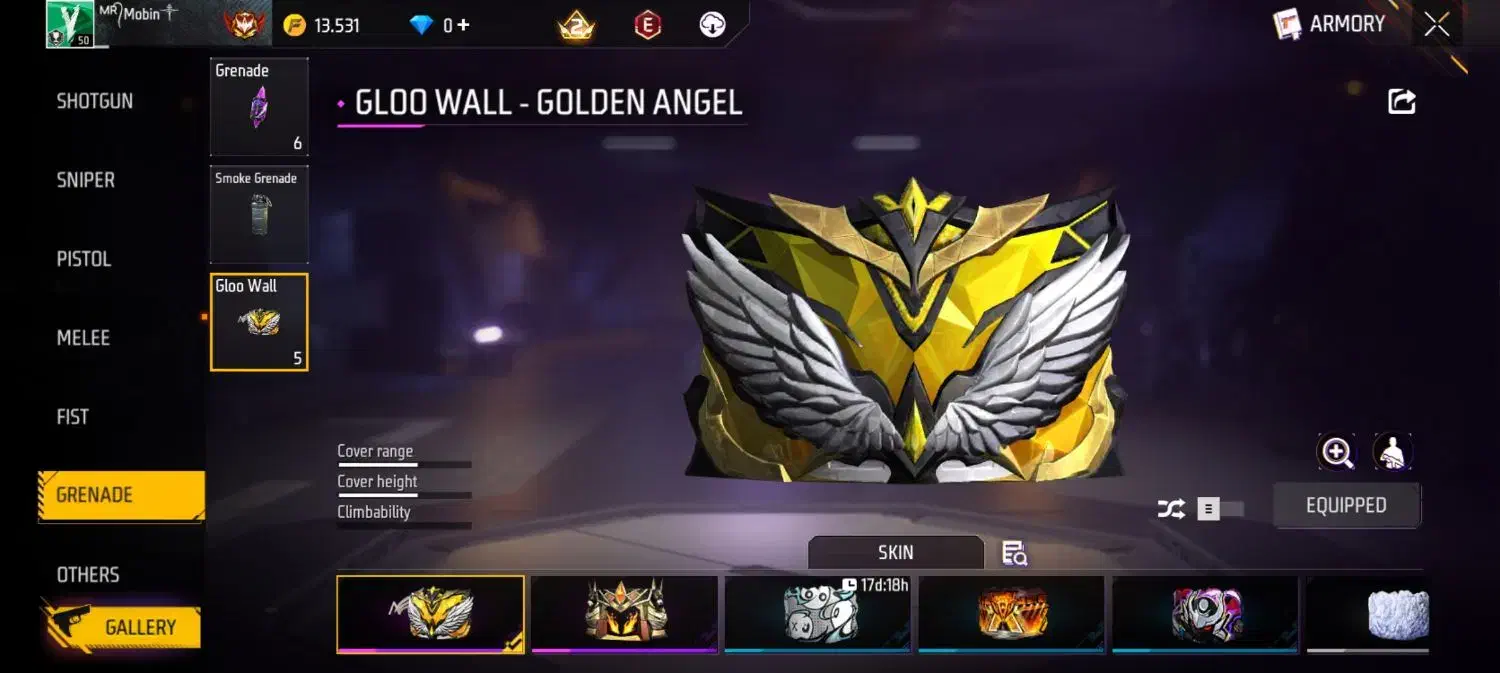 اکانت فری فایر لول ۵۰|کنسول، بازی ویدئویی و آنلاین|اردبیل, |دیوار