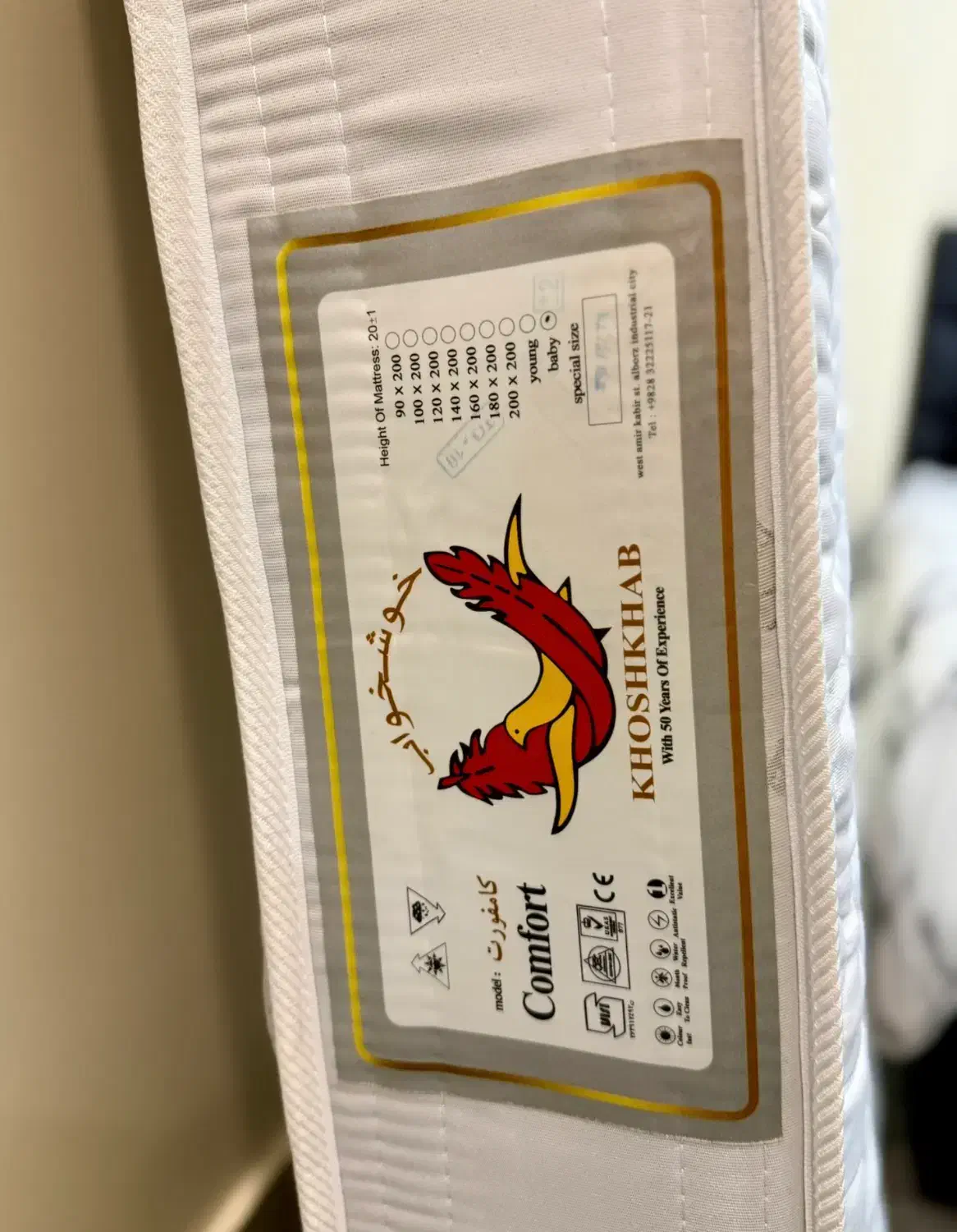 تشک نوزاد خوشخواب در حد نو|تشک تختخواب|کرج, فاز ۴ مهرشهر|دیوار