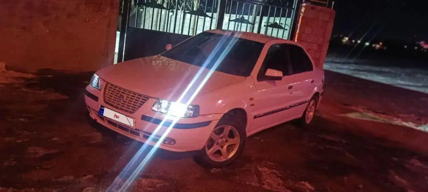 ماشین سمند سفید روغنی|خودرو سواری و وانت|اردبیل, |دیوار