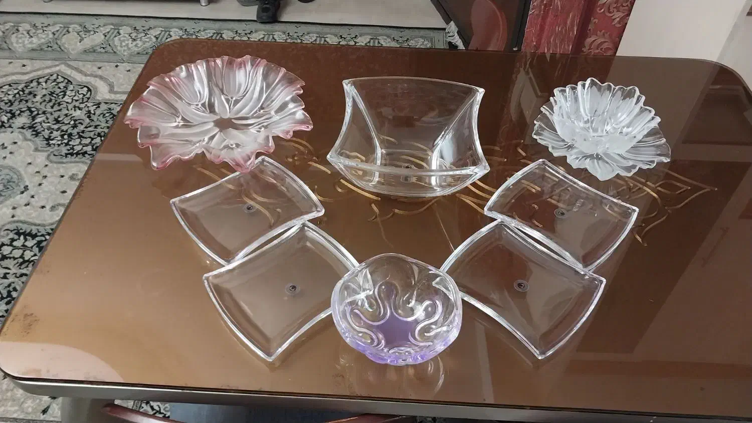 سرویس کریستال والتر فنجان قمقمه سینی ظروف ظرف|ظروف سرو و پذیرایی|کرج, اتحاد|دیوار