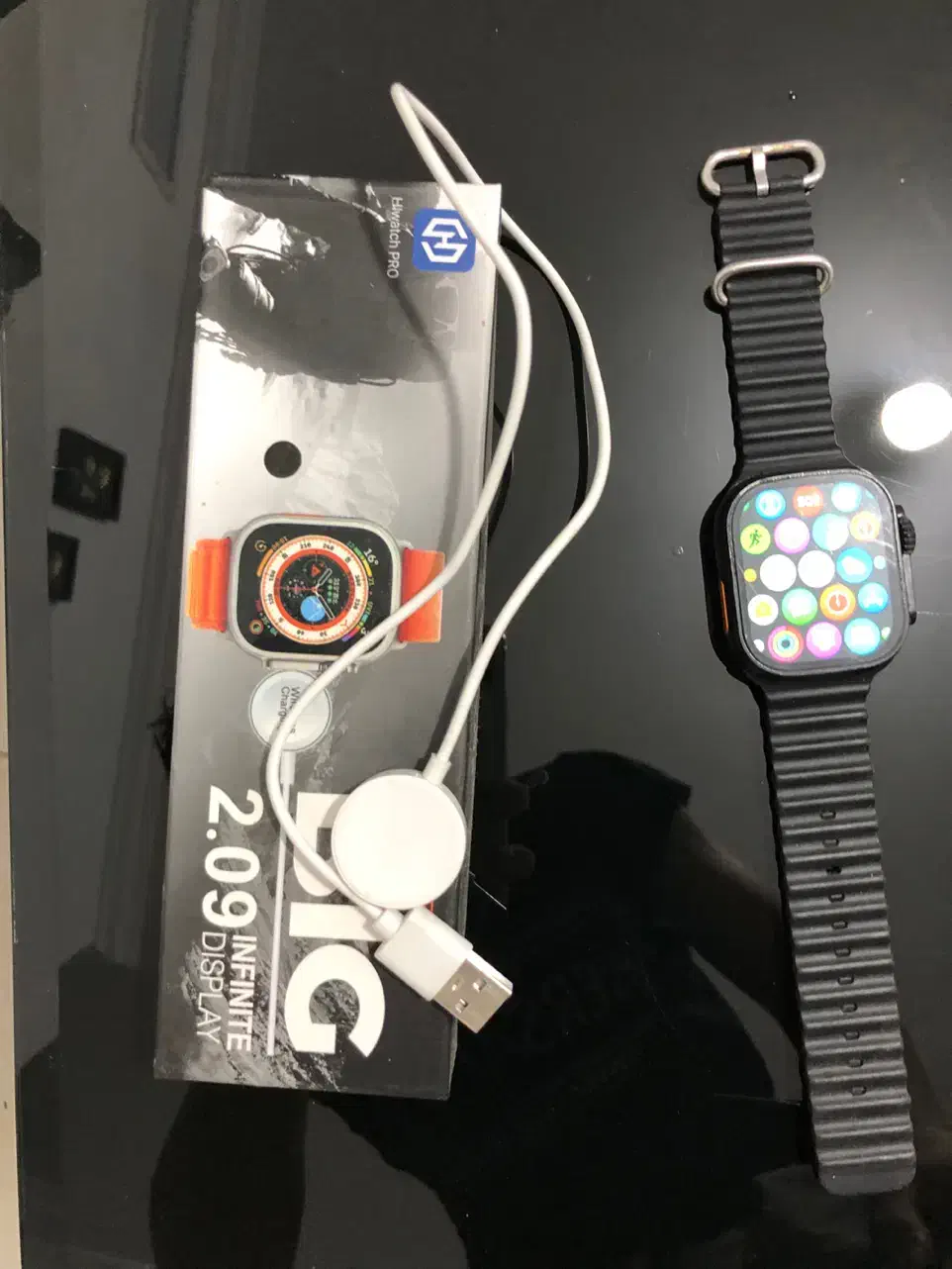 ساعت اپل واچ طرح کپی|ساعت|بافت, |دیوار