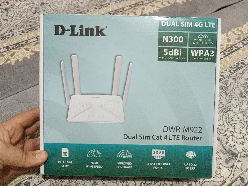 مودم d-linkچهار کانال|مودم و تجهیزات شبکه|مشهد, شهرک امام هادی (شهرک غرب)|دیوار