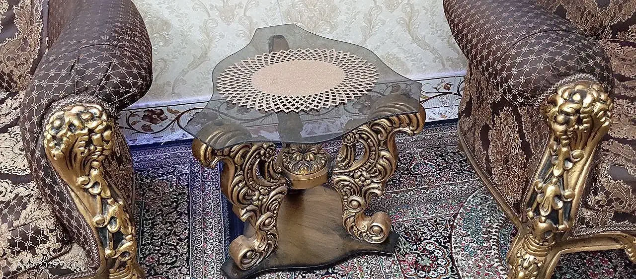 مبل سلطنتی 9نفره|مبلمان خانگی و میز عسلی|محمدشهر, محمدشهر|دیوار