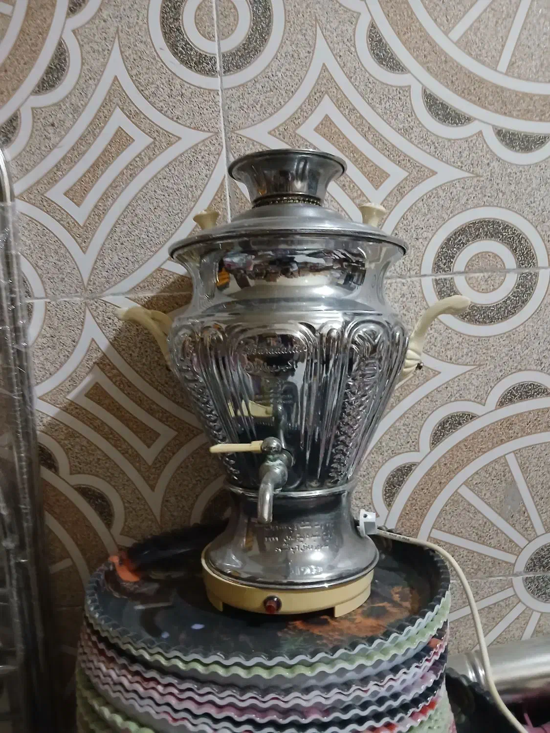 سماوربرقی|سماور، چای‌ساز، قهوه‌ساز|ایوان, |دیوار