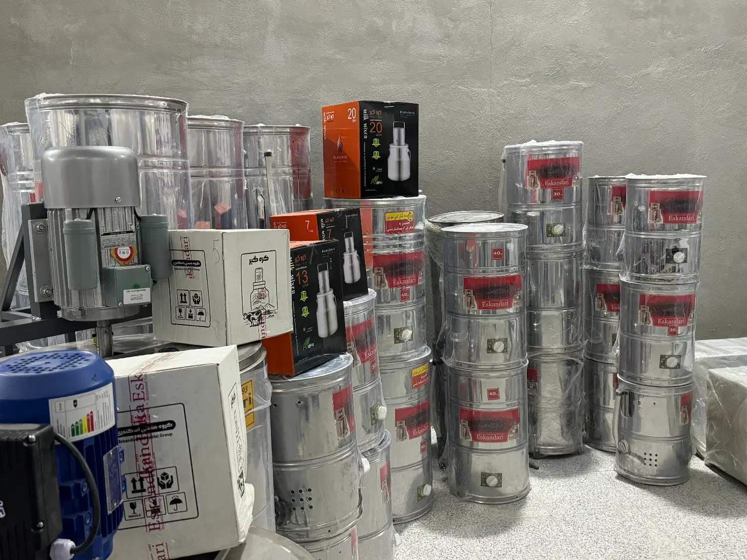 تمام تجهیزات لبنیاتی کره گیر 400  دوغزن مشک برقی|فروشگاه و مغازه|تبریز, |دیوار