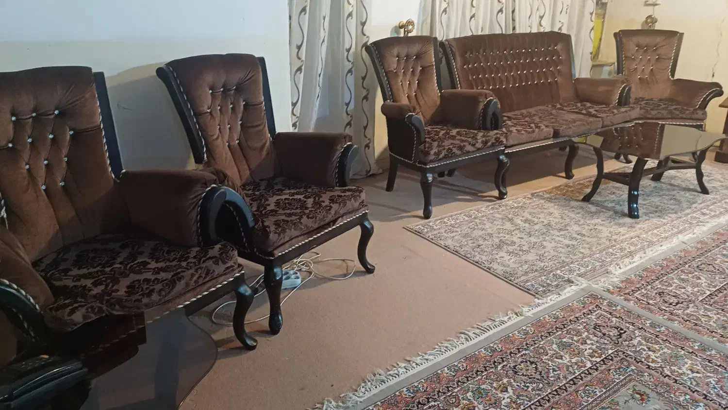 مبل ۸ نفره|مبلمان خانگی و میز عسلی|شاهین‌شهر, طالقانی|دیوار