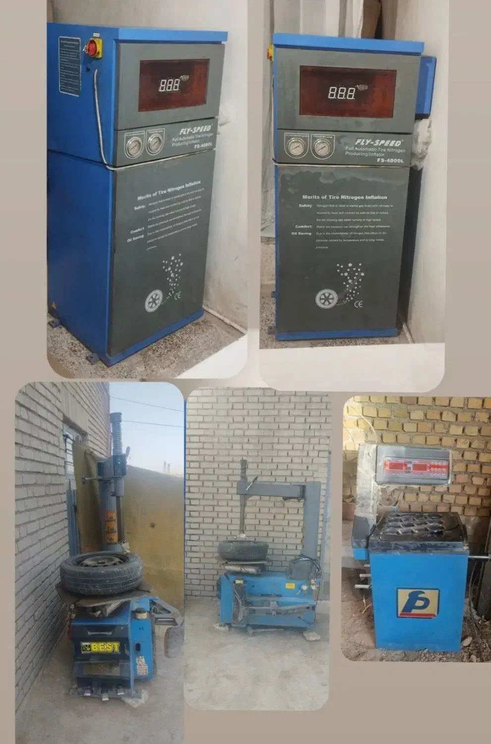 دستگاه لاستیک درآر و بالانس ایتالیایی نیتروژن|ماشینآلات صنعتی|جوین, |دیوار