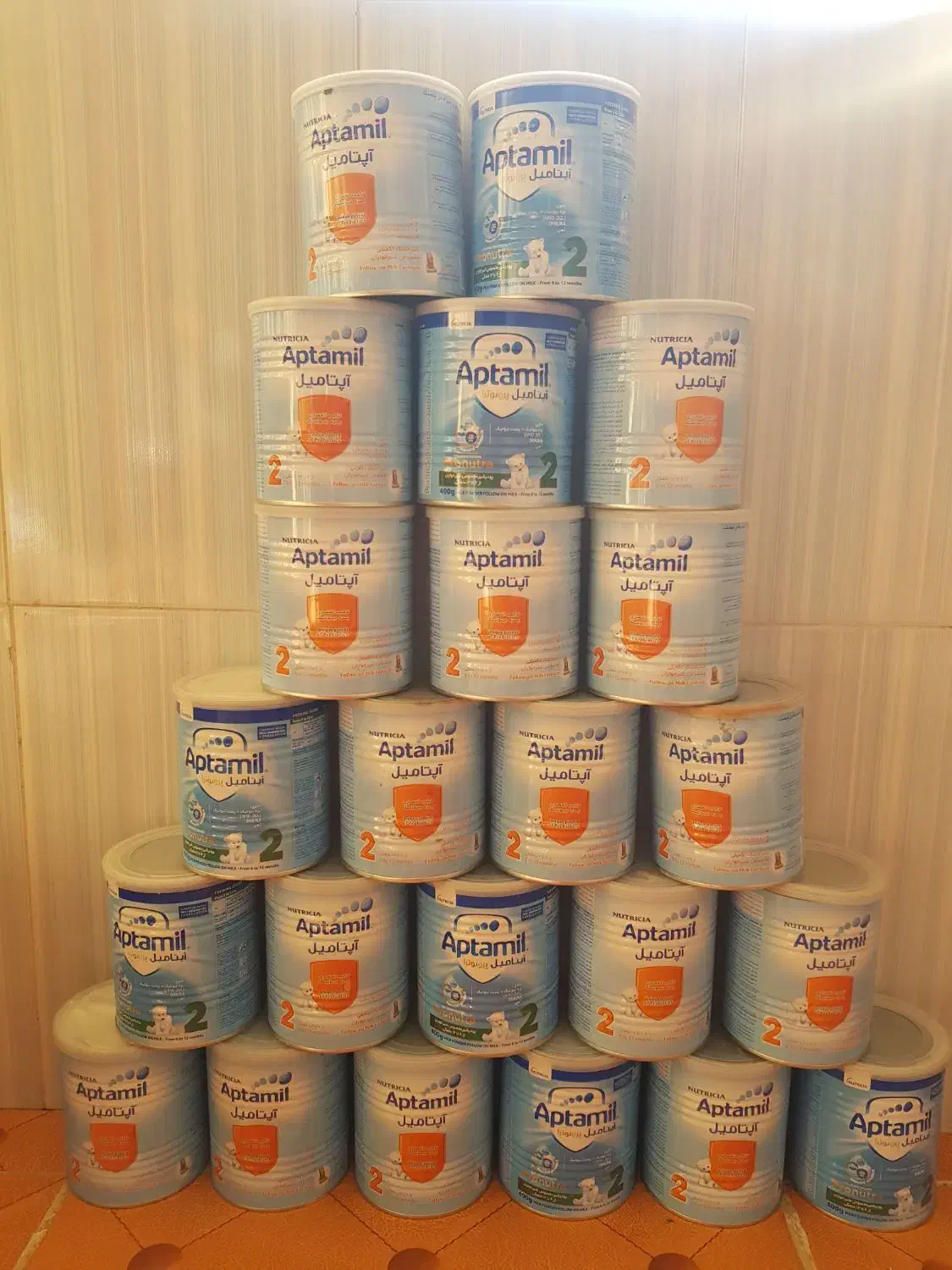 قوطی جای شیر خشک|ظروف نگهدارنده، پلاستیکی، یک‌بارمصرف|اسلام‌‌آباد غرب, |دیوار