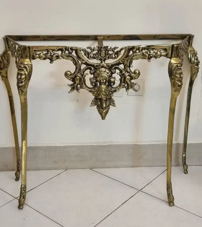 آیینه کنسول برنز قدیمی|بوفه، ویترین، کنسول|اصفهان, جلفا|دیوار