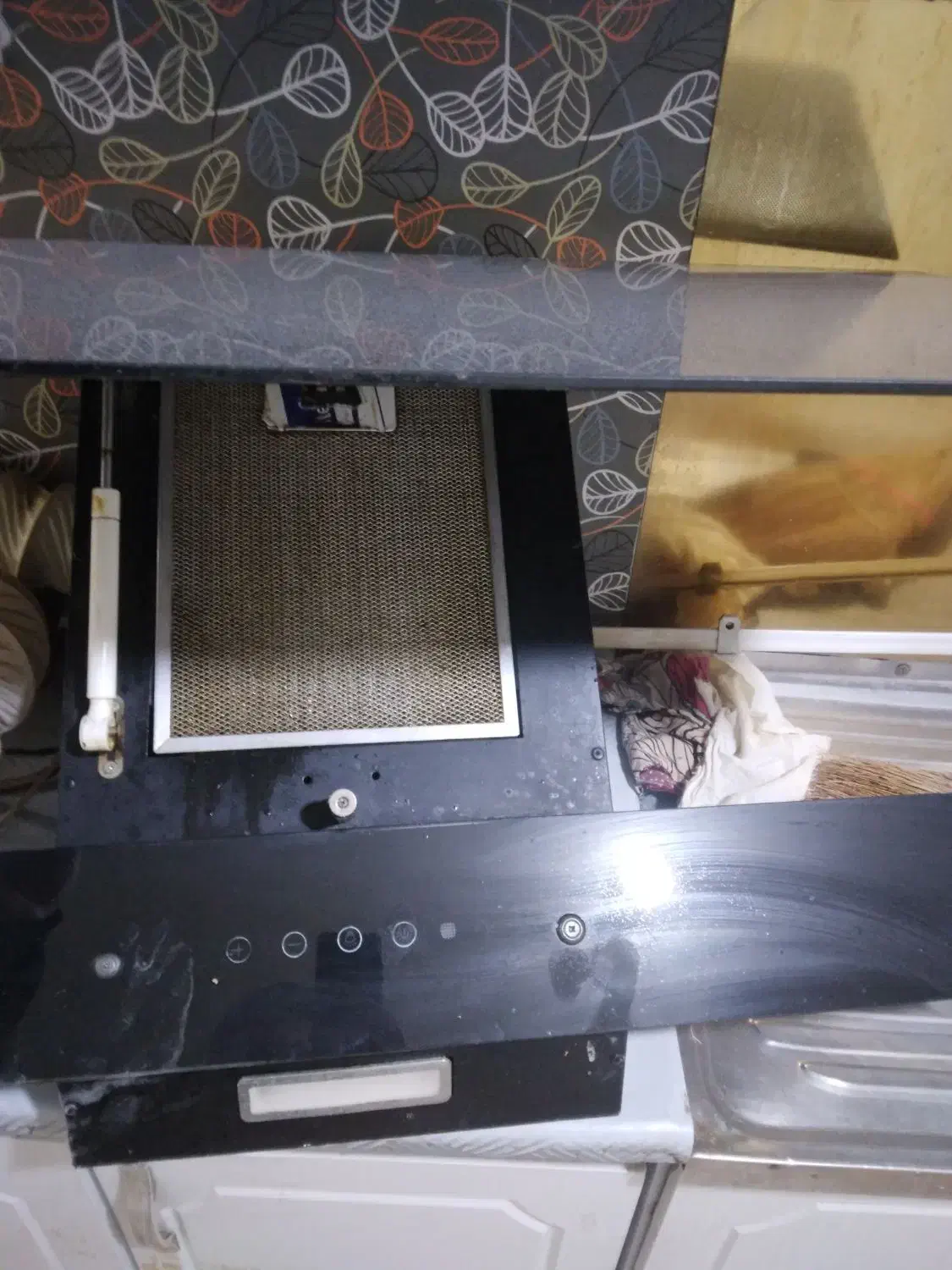 هود دیواری شیشه ای مورب|هود|بروجرد, |دیوار