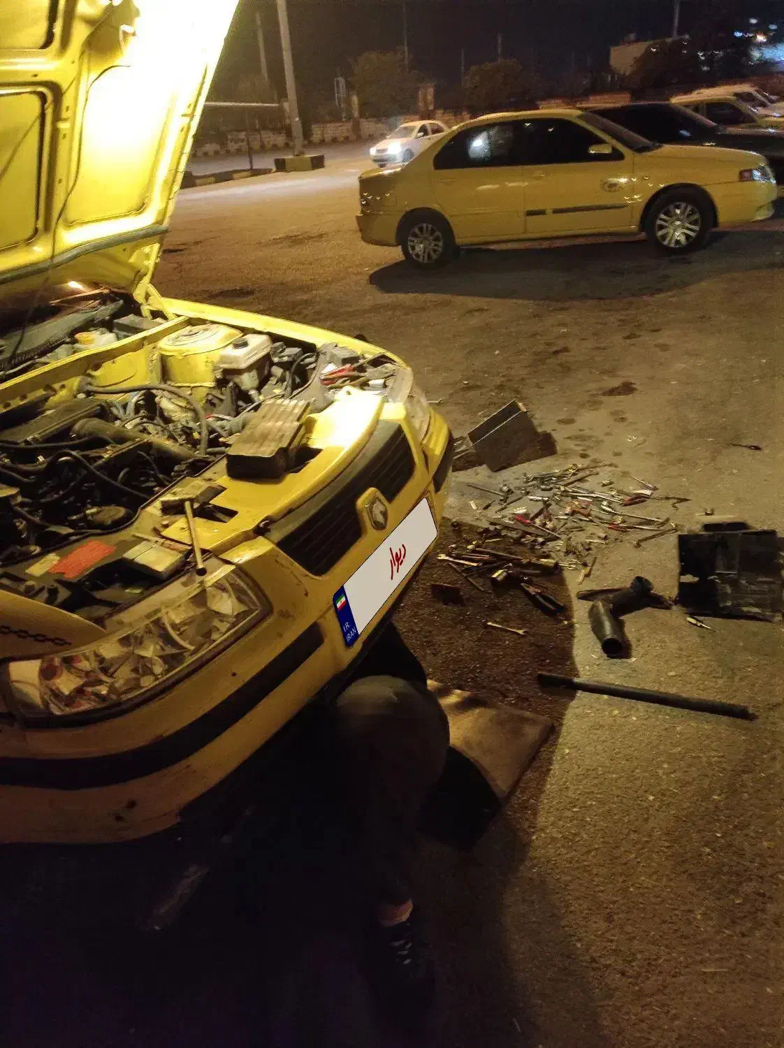 سمند تاکسی گردشی|خودرو سواری و وانت|کرمانشاه, |دیوار