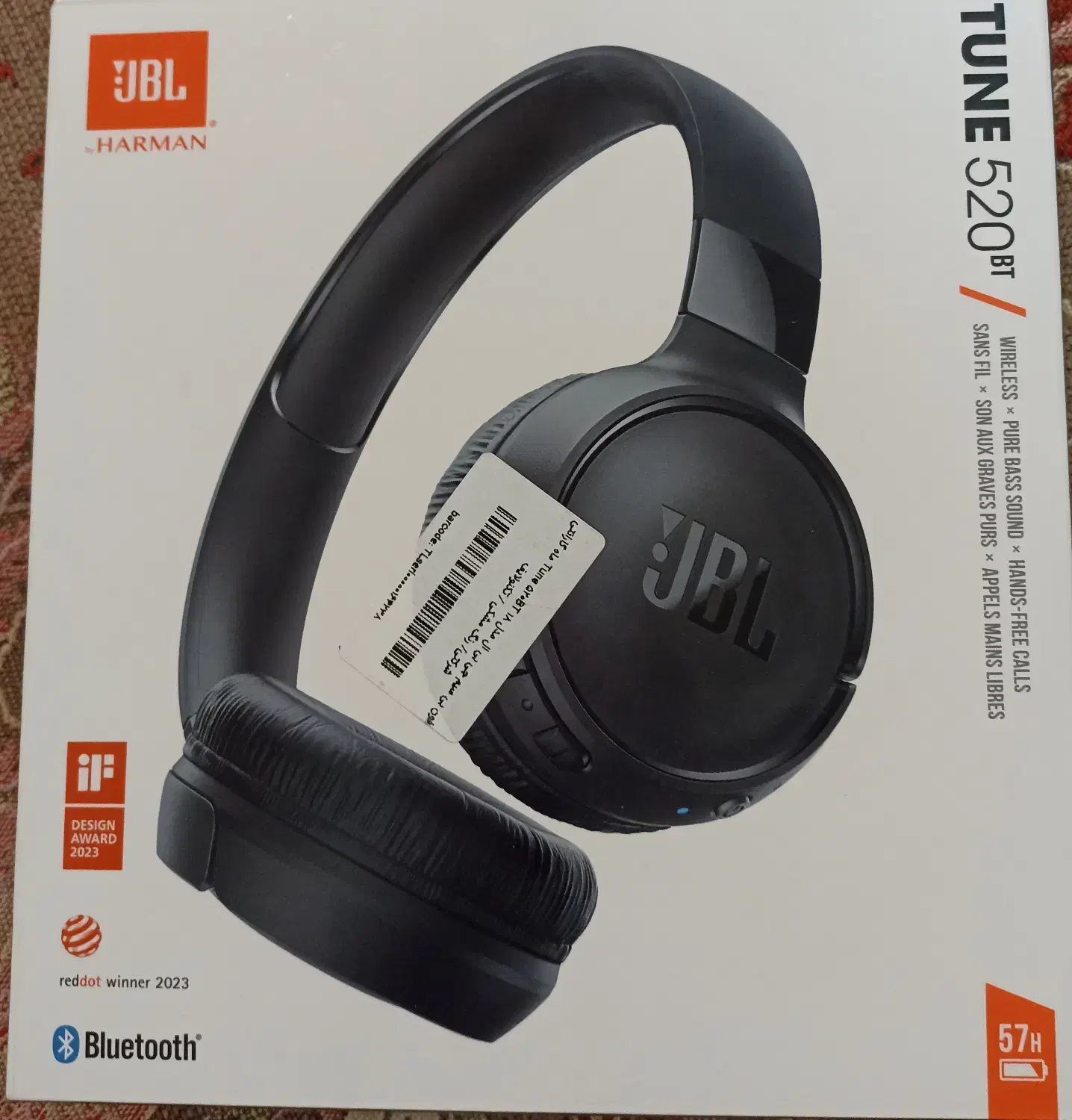هدفون JBL اورجینال 520bt|لوازم جانبی موبایل و تبلت|بروجرد, |دیوار